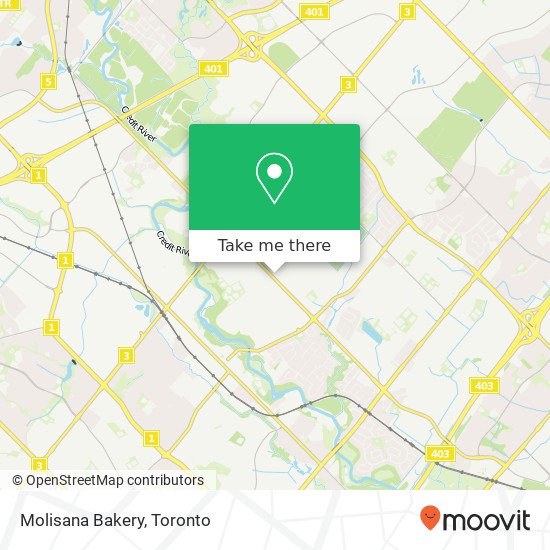 Molisana Bakery map