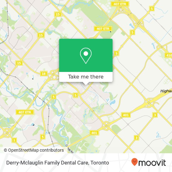 Derry-Mclauglin Family Dental Care map