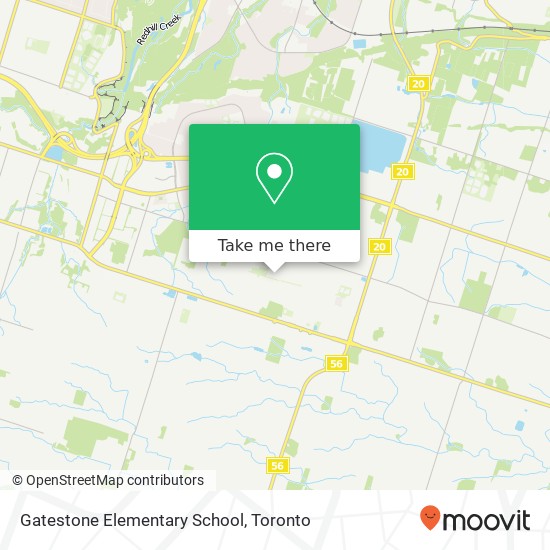 Gatestone Elementary School map