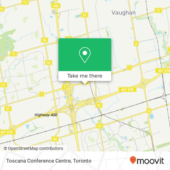 Toscana Conference Centre map