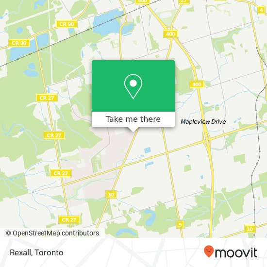 Rexall map