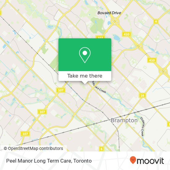 Peel Manor Long Term Care plan