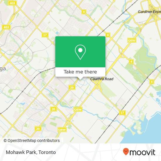 Mohawk Park map