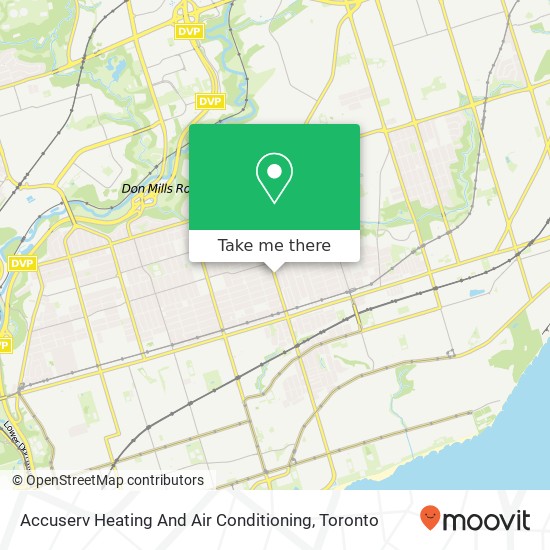 Accuserv Heating And Air Conditioning map