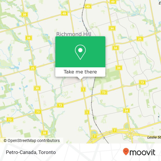 Petro-Canada map