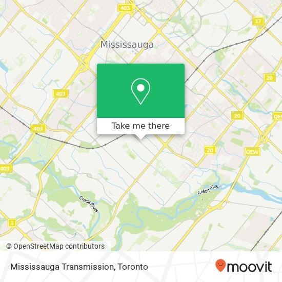 Mississauga Transmission map