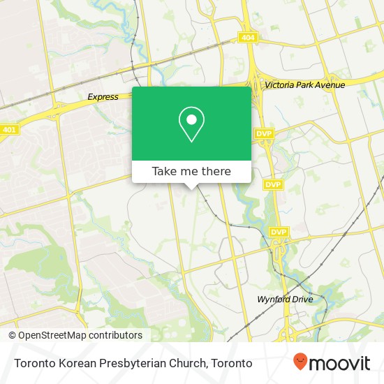 Toronto Korean Presbyterian Church map