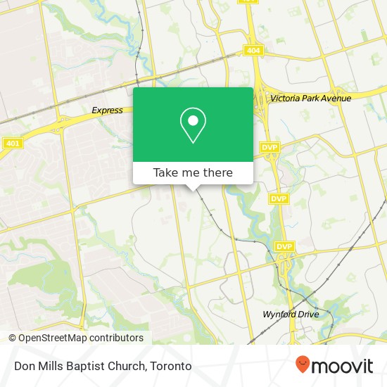 Don Mills Baptist Church plan