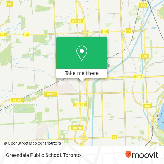 Greendale Public School map