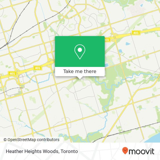 Heather Heights Woods map