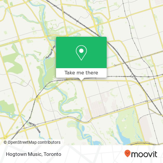 Hogtown Music map