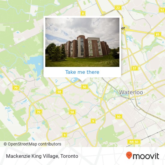 Mackenzie King Village map