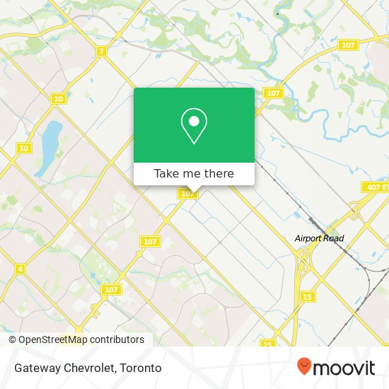 Gateway Chevrolet map