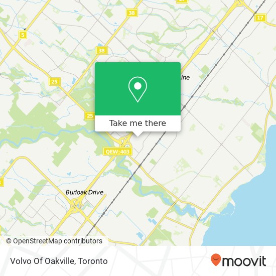 Volvo Of Oakville map