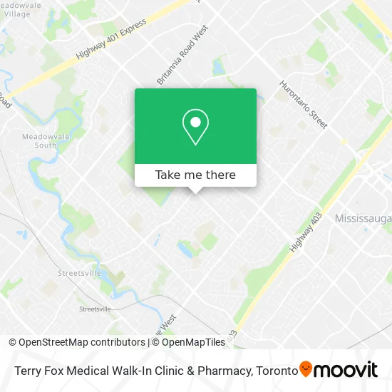 Terry Fox Medical Walk-In Clinic & Pharmacy plan