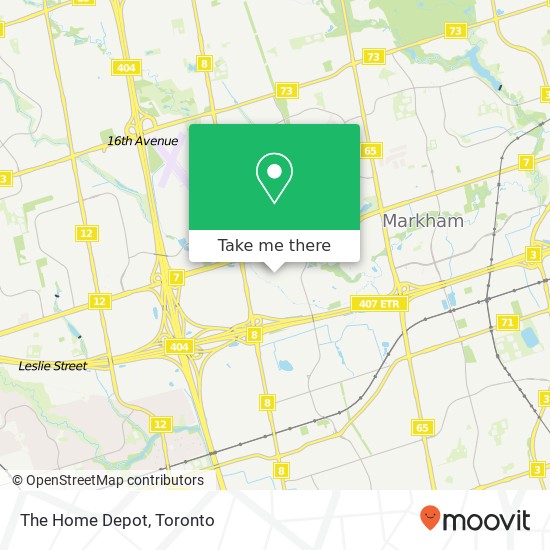 The Home Depot map