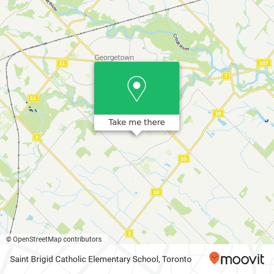 Saint Brigid Catholic Elementary School map