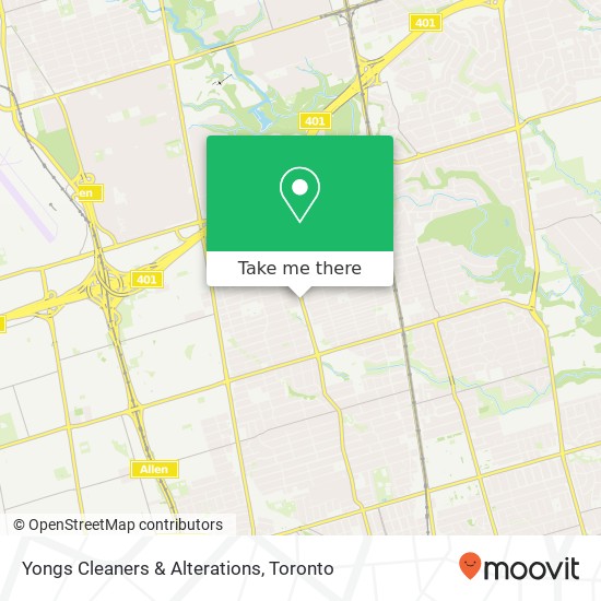 Yongs Cleaners & Alterations map
