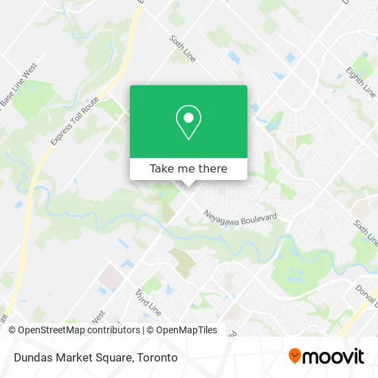 Dundas Market Square map