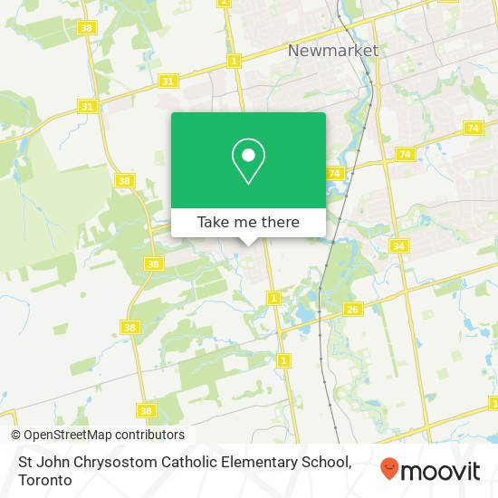 St John Chrysostom Catholic Elementary School plan