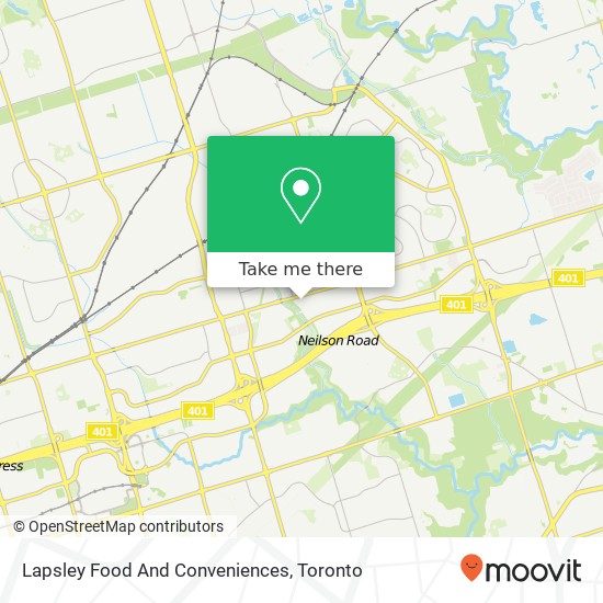 Lapsley Food And Conveniences map