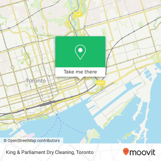 King & Parliament Dry Cleaning map