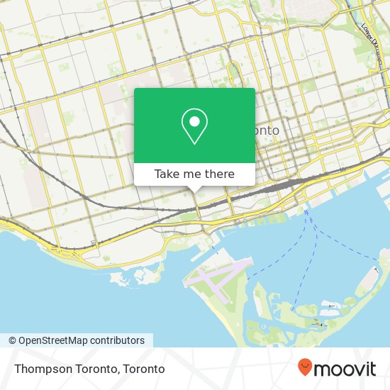 Thompson Toronto map