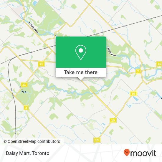 Daisy Mart map