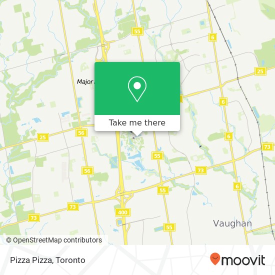 Pizza Pizza map