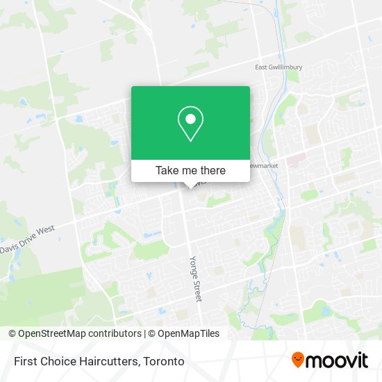 First Choice Haircutters map