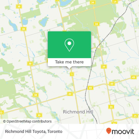 Richmond Hill Toyota plan