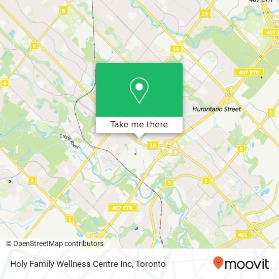 Holy Family Wellness Centre Inc map