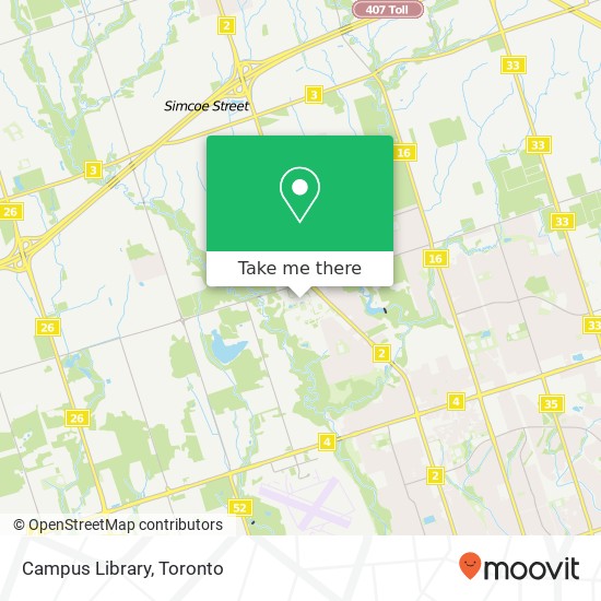 Campus Library map