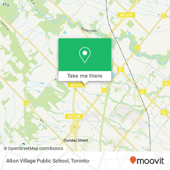 Alton Village Public School map