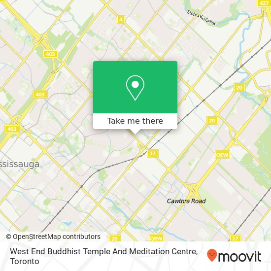 West End Buddhist Temple And Meditation Centre map
