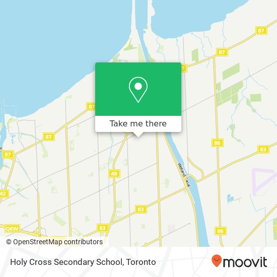Holy Cross Secondary School map