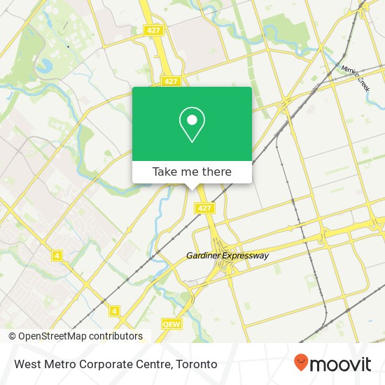 West Metro Corporate Centre map