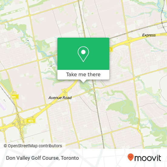 Don Valley Golf Course map