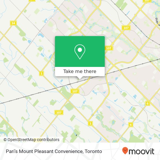 Pari's Mount Pleasant Convenience plan