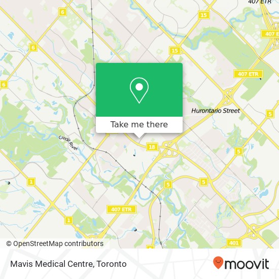 Mavis Medical Centre map