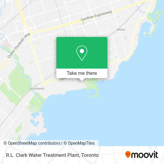 R.L. Clark Water Treatment Plant map