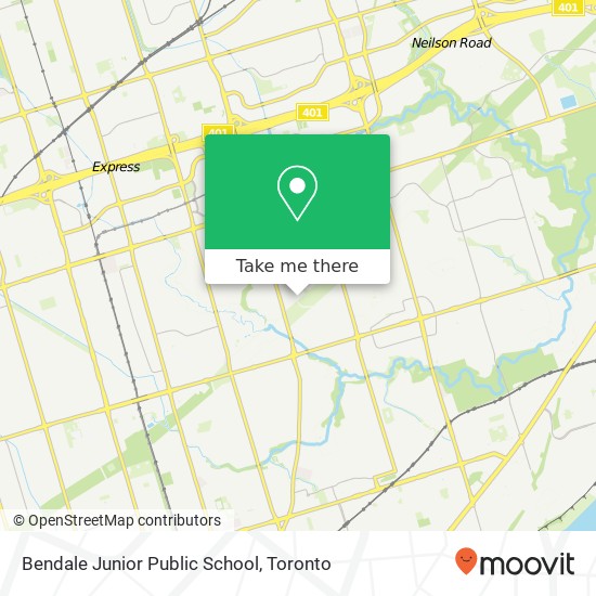 Bendale Junior Public School map