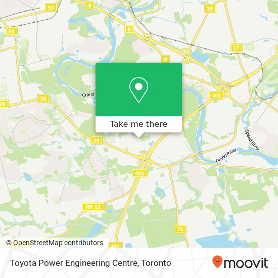 Toyota Power Engineering Centre map