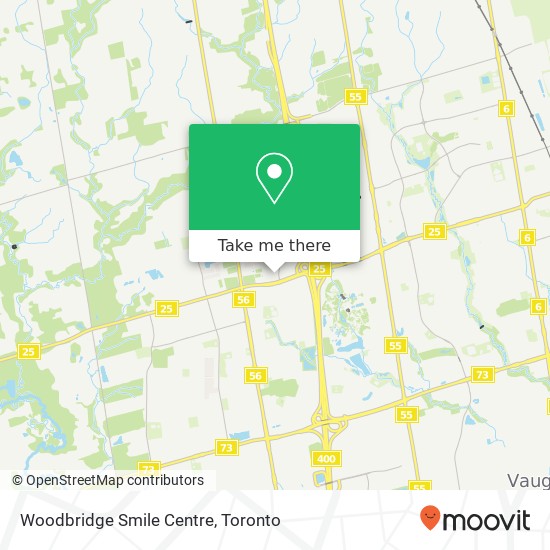 Woodbridge Smile Centre map