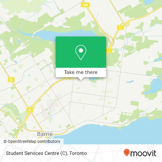 Student Services Centre map