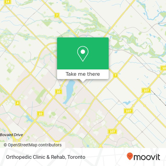 Orthopedic Clinic & Rehab map