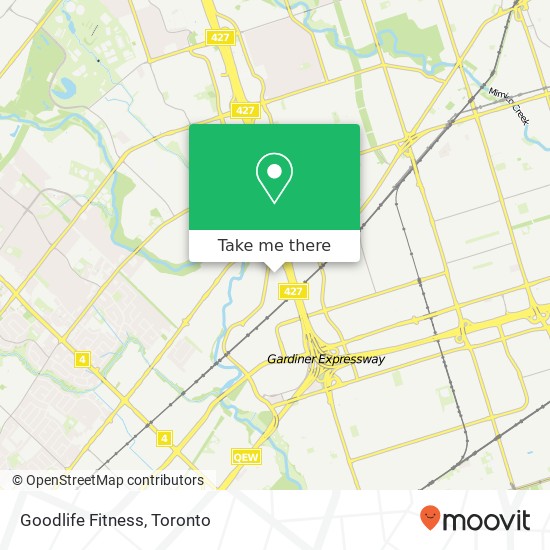 Goodlife Fitness map