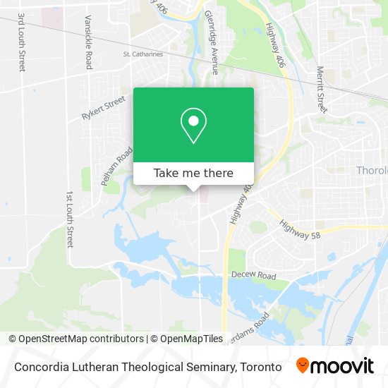 Concordia Lutheran Theological Seminary map
