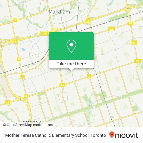 Mother Teresa Catholic Elementary School map