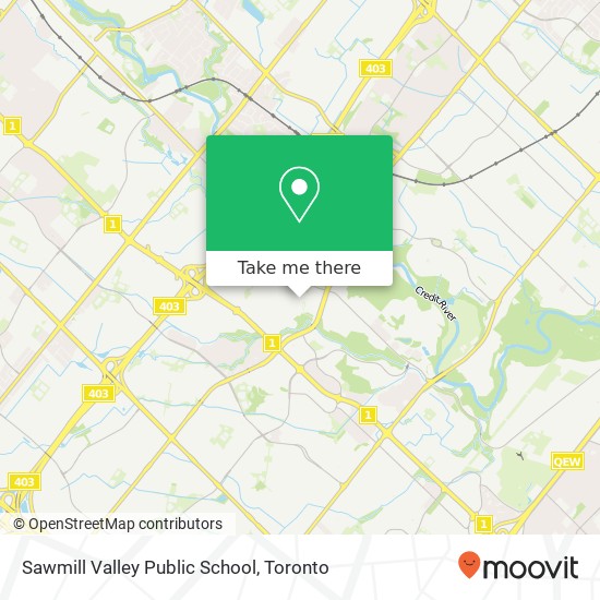 Sawmill Valley Public School map